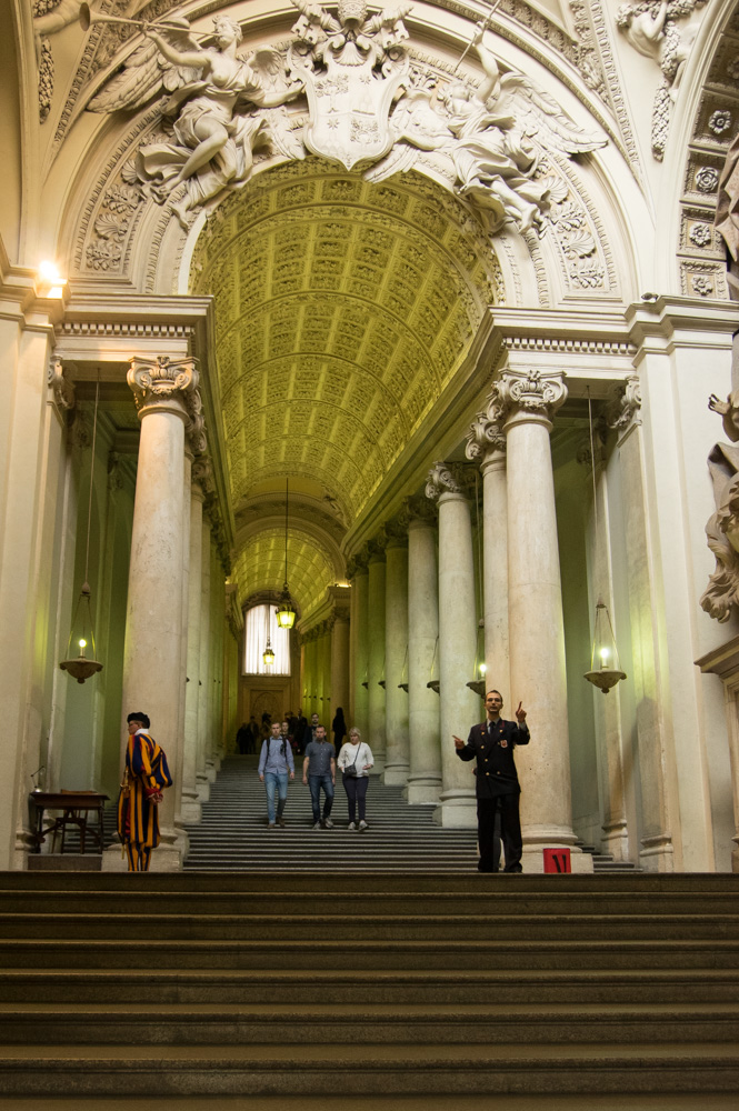 The Pope was in the adjacent room, so the guard told me to stop taking pictures - The Vatican - Rome, Italy