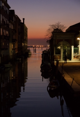 Final night in Venice, Italy